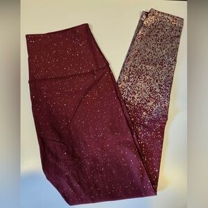 Beyond Yoga Leggings with Metallic Detailing - EUC Size XL
